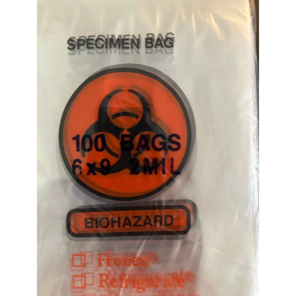 100 Specimen Bags 6x9 Halloween Treat Bags Mad Scientist Spooky Party Favors